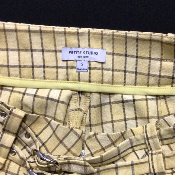 Petite Studio Yellow Size S Boot Cut & Flare - Picture 8 of 10